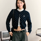 Polka Dot Round Neck Knit MST0003