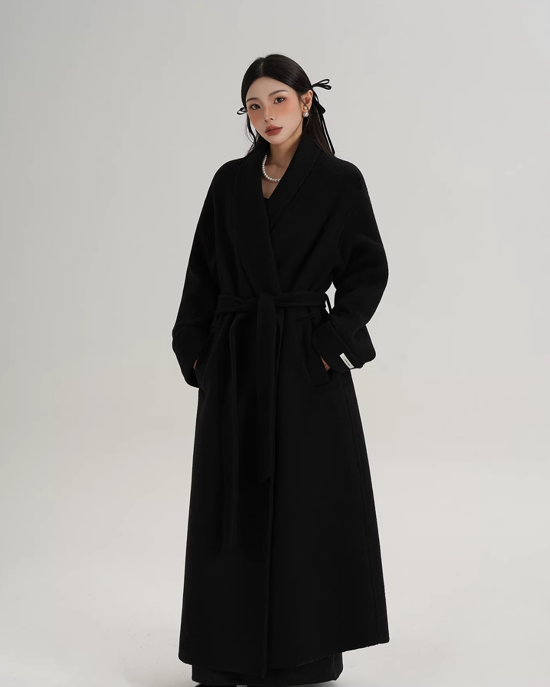 Elegant Long Wool Coat SRS0401