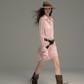 Asymmetry Shirt Dress USY0009