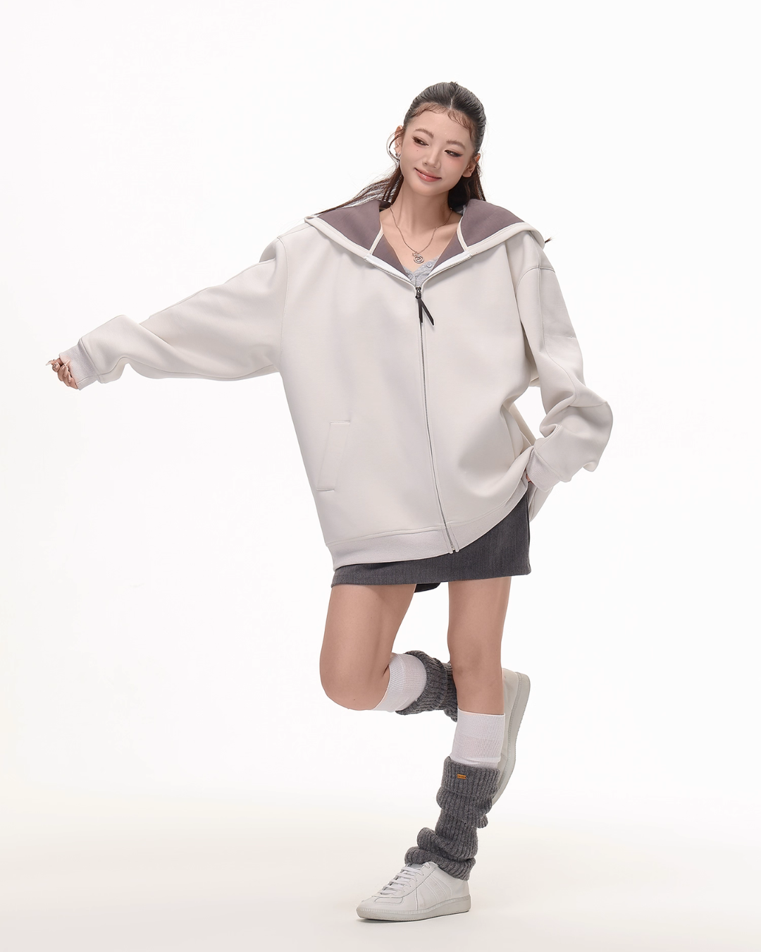 Big Silhouette Zip Hoodie ACS0297