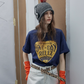 Vintage Letter Print T-Shirt RLZ0011