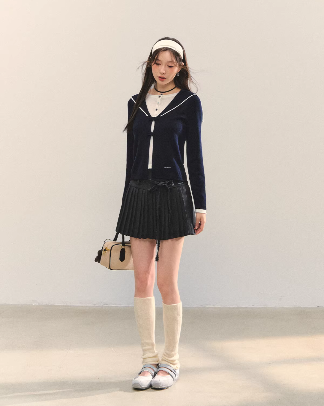 Sailor Collar Layered-Style Top ASG0078