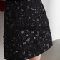 Champagne Tweed Mini Skirt DPY0077