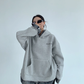 Layered-Style Sweatshirt Hoodie YLS0954