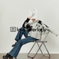 Cat Double Zip Knit LLA0522