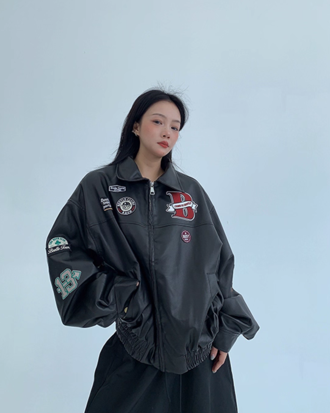 American Retro PU Leather Jacket YLS0895