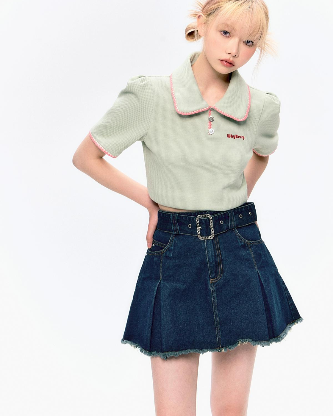 Retro Pastel Polo ＆ Shorts WBL0005