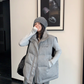 Stand Collar Cotton Down Vest YLS1012
