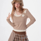 Halter Neck Long Sleeve Knit ZZF0326