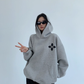 Flower Motif Sweatshirt Hoodie YLS0962