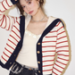 Stripe Retro Collar Knit ASG0054