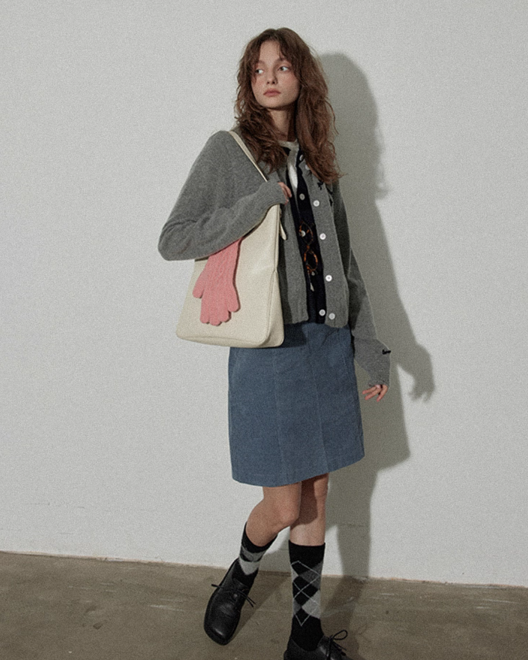 Layered Style Knit Cardigan RLZ0001