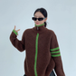 Stand Neck Double Zip Knit YLS0968