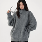 Stand Collar Knit Jacket ACS0352