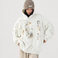Lace Burnout Embroidered Hoodie ACS0342