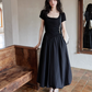 Square Neck Balloon Dress SMS0004