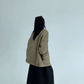 Leather Collar Military Jacket YLS0914