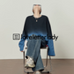 Crewneck Blue Gradient Knit LLA0411
