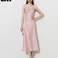 Satin Flare Strap Dress DPY0003