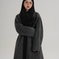 Scarf Design Long Wool Coat SRS0409