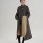 Scarf Collarless Coat SRS0412