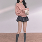 Dolman Sleeve Boat Neck Knit LAS0044