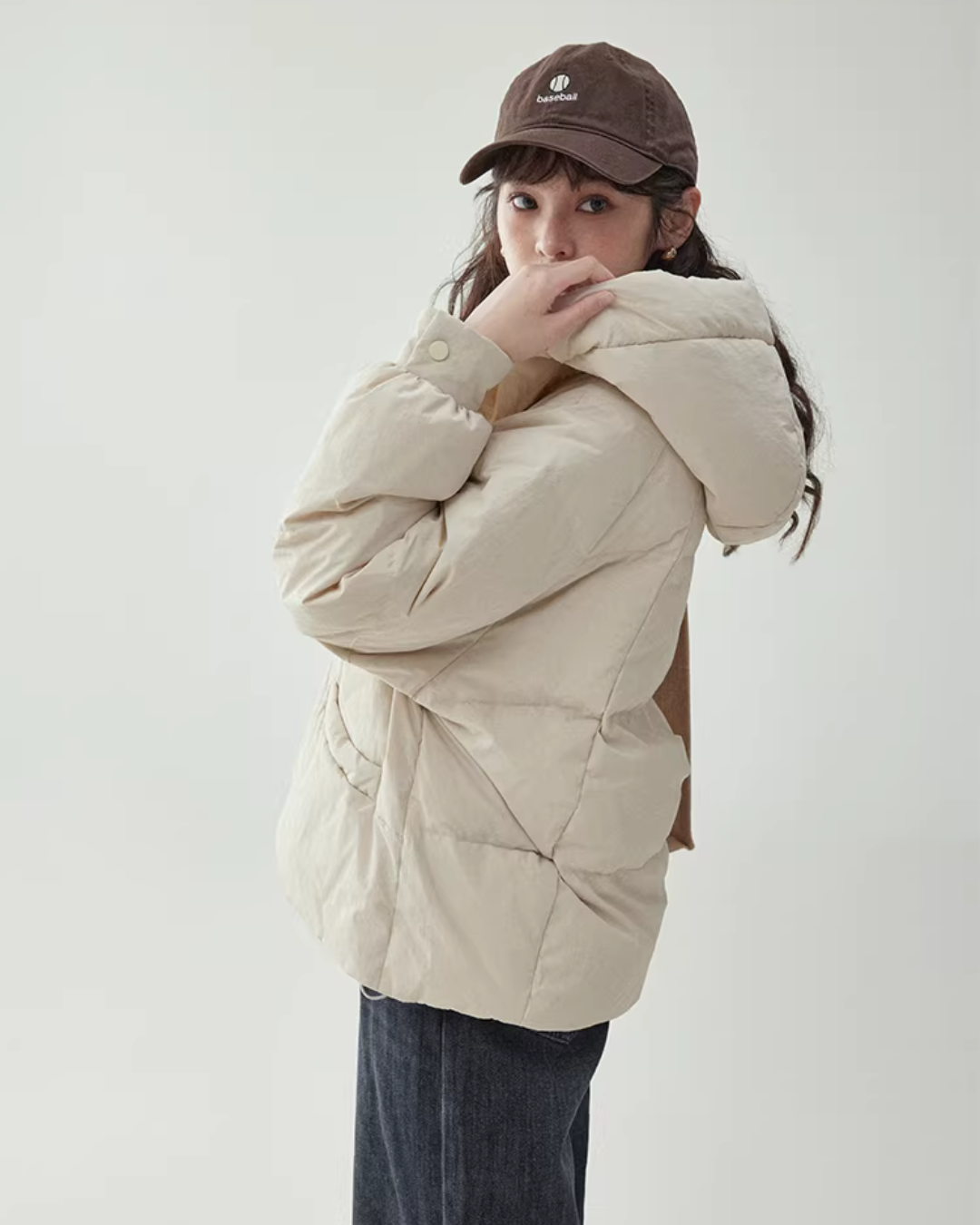 Hood Duck Down Jacket AMU0047