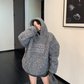 Retro Tweed Pullover Hoodie YLS1013