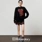Heart Leopard Long Sleeve T-Shirt / Leopard Skirt LLA0535