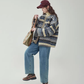 Ethnic Pattern Knit Jacket AMU0044