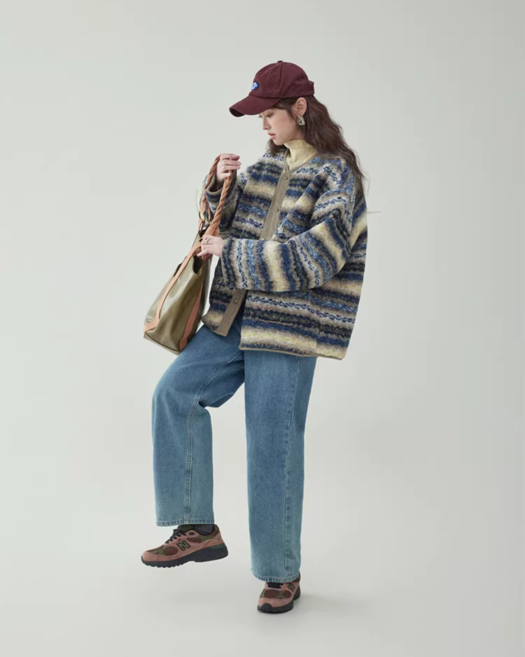Ethnic Pattern Knit Jacket AMU0044
