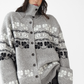 Jacquard High Neck Knit ACS0322