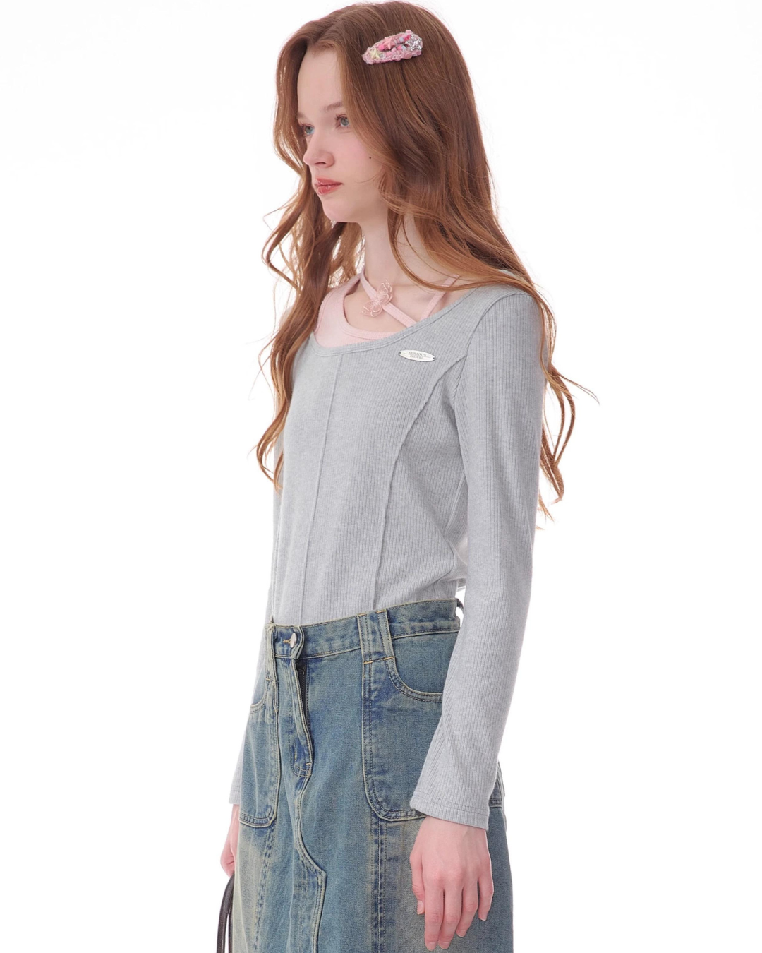 Layered Slim Knit Tops ZZF0346