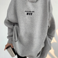 Number Logo Sweat Hoodie YLS0706