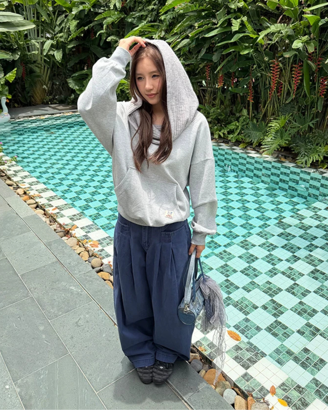 Off-Shoulder Sweatshirt Hoodie CYE0105