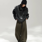 Layered Design Wide Sweatpants ACS0391
