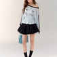 Jersey Element Top / Frill Skirt ASG0004