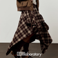 Long-Sleeve Top / Paid Long Skirt / Caramel Blouson  LLA0551