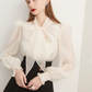 Bow Long-Sleeve Blouse DPY0070