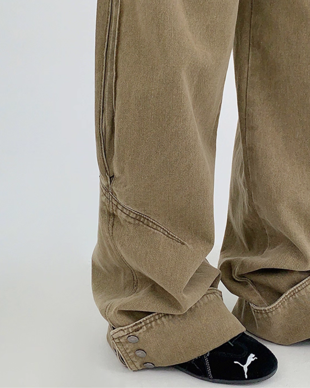 Vintage Straight Wide Pants YLS0972