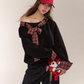 Paid Ribbon One-Shoulder Top ASG0056