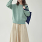 Lace Collar Long-Sleeve Top AMU0046
