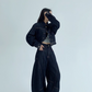 Dark Blue Wide Denim Pants YLS0904