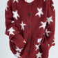 Star-Patterned Knit Cardigan YLS0952