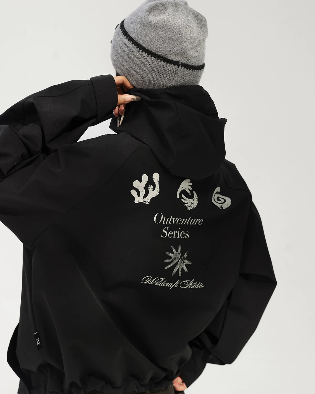 Stand Collar Zip Hoodie ACS0376