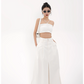 High Waist Slit Long Skirt SRS0278