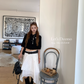 Asymmetrical Flare Skirt DEM0010