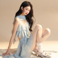 Chiffon Ruffle Tops / Chiffon Skirts LAS0019