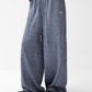 Dark Blue Drape Shirt / Waide Long Pants  ACS0264