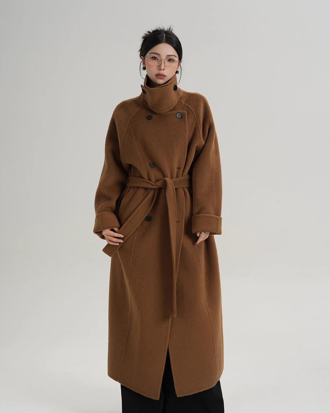 Elegant Long Wool Coat SRS0365